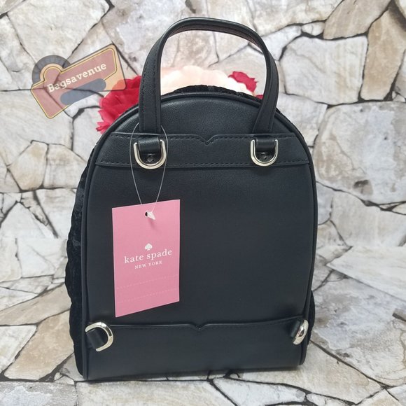 Mini Convertible Suede Backpack Kate Spade Black - Picture 5 of 11
